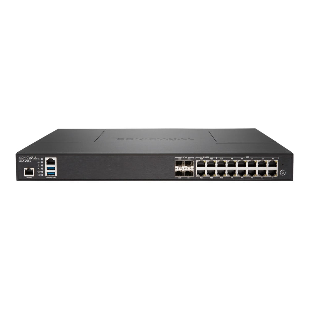 SonicWall NSa 2650 - Security appliance - 1GbE, 2.5GbE - 1U - rack-mountable