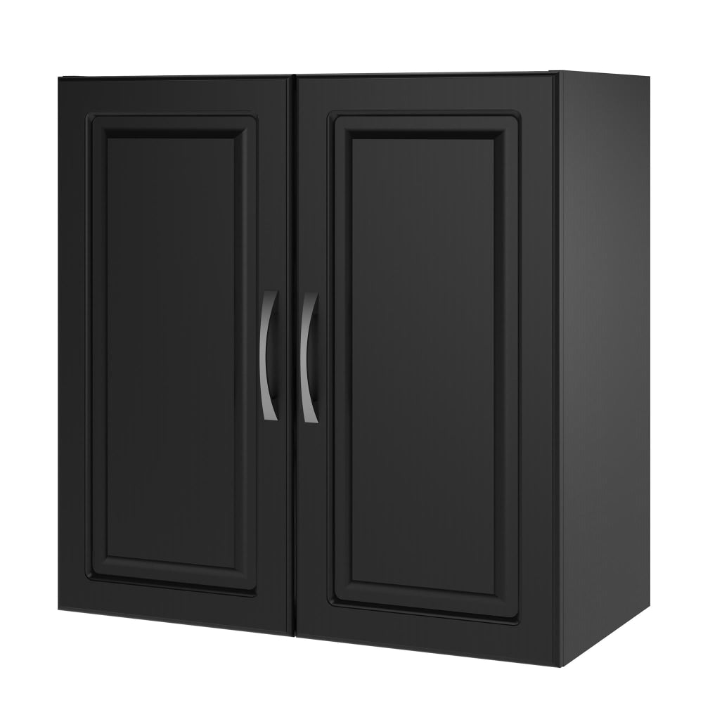 Ameriwood Home Kendall 24in Wall Cabinet, 1 Adjustable Shelf, Black