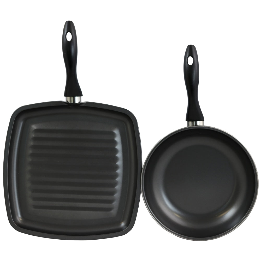 Gibson Westleton  2-Piece Cookware Set, Black