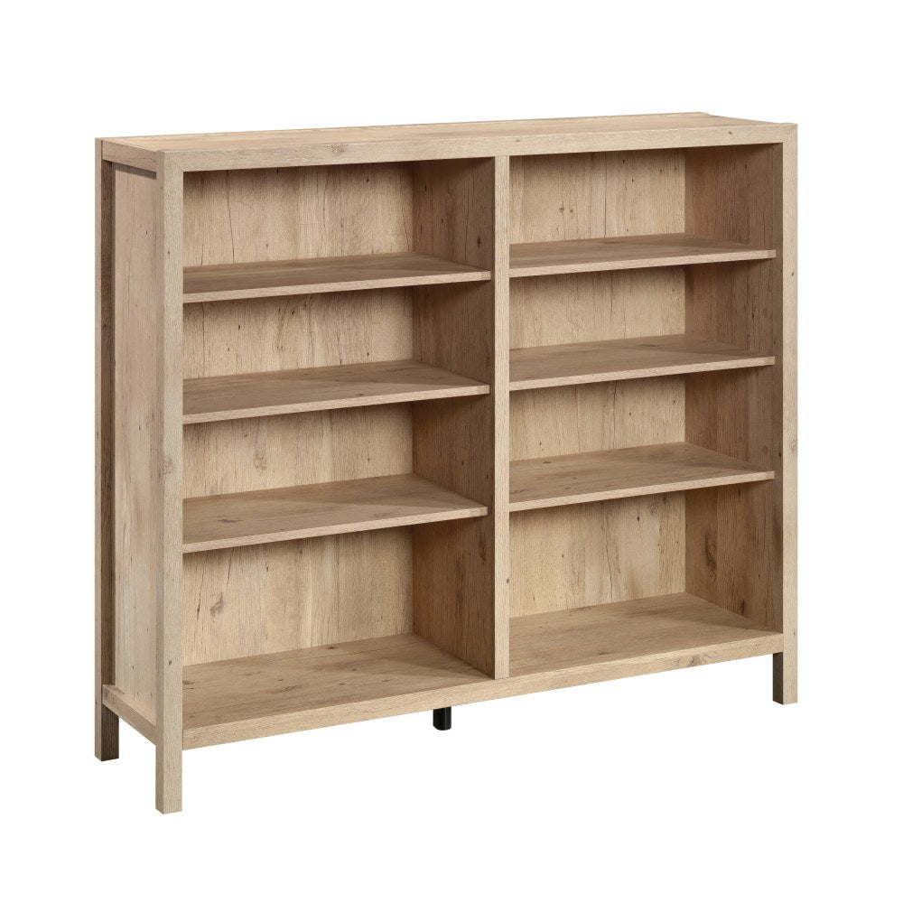 Sauder Pacific View 48inH 8-Shelf Horizontal Bookcase, Prime Oak