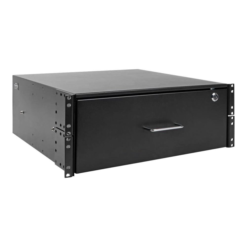 Tripp Lite 4U Locking Rackmount Storage Drawer Rack Enclosures/ Open Frame - Rack storage drawer - black - 4U - 19in