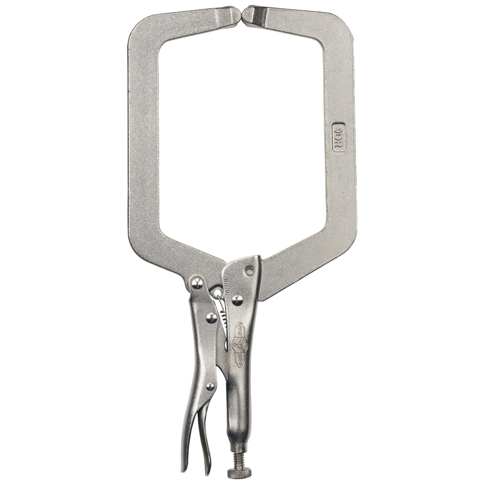 Irwin The Original 9DR Locking C-Clamp with Regular Tip, 9in