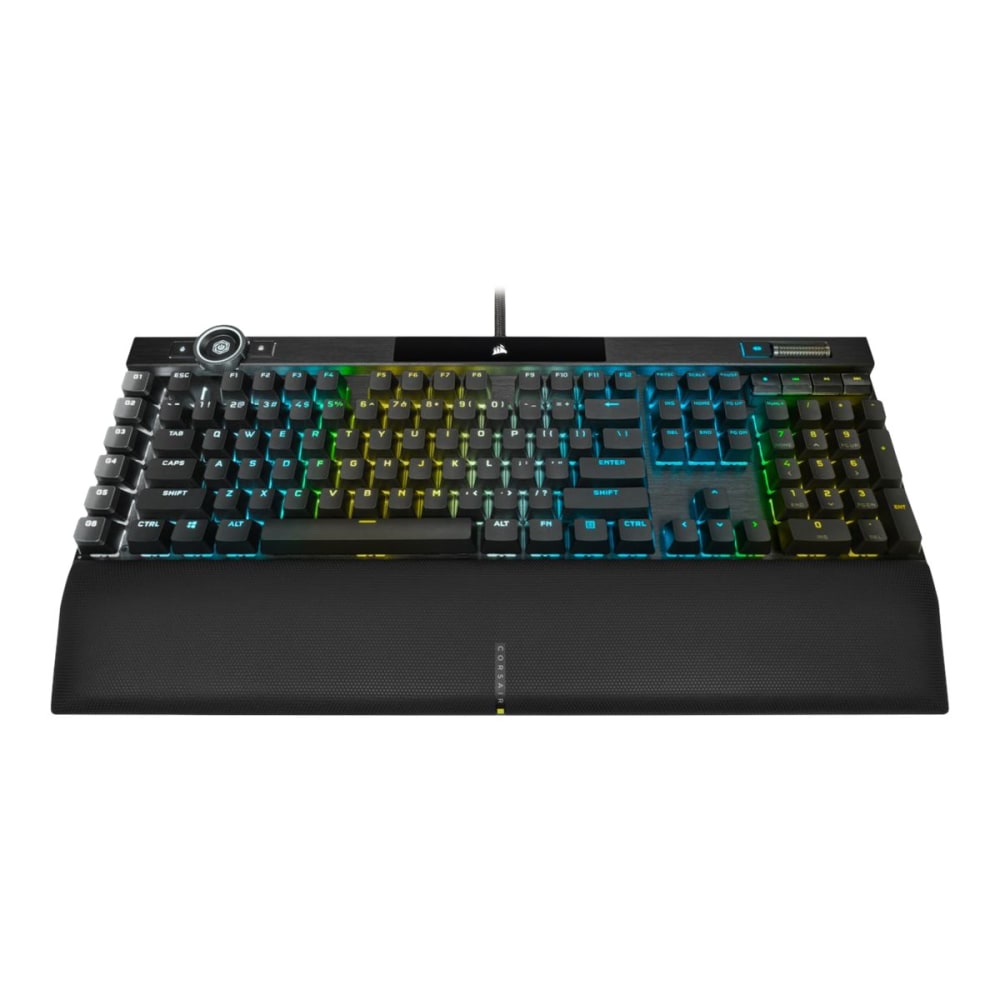 CORSAIR Gaming K100 RGB - Keyboard - backlit - USB - key switch: CHERRY MX Speed - black