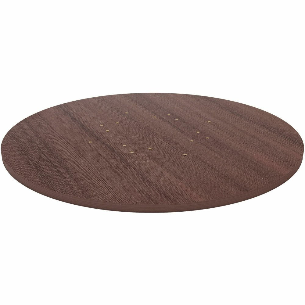 Lorell Laminate Round Conference Tabletop, 42in, Espresso