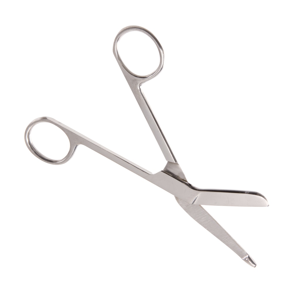 MABIS Precision Stainless-Steel Lister Bandage Scissors, 7 1/4in, Silver