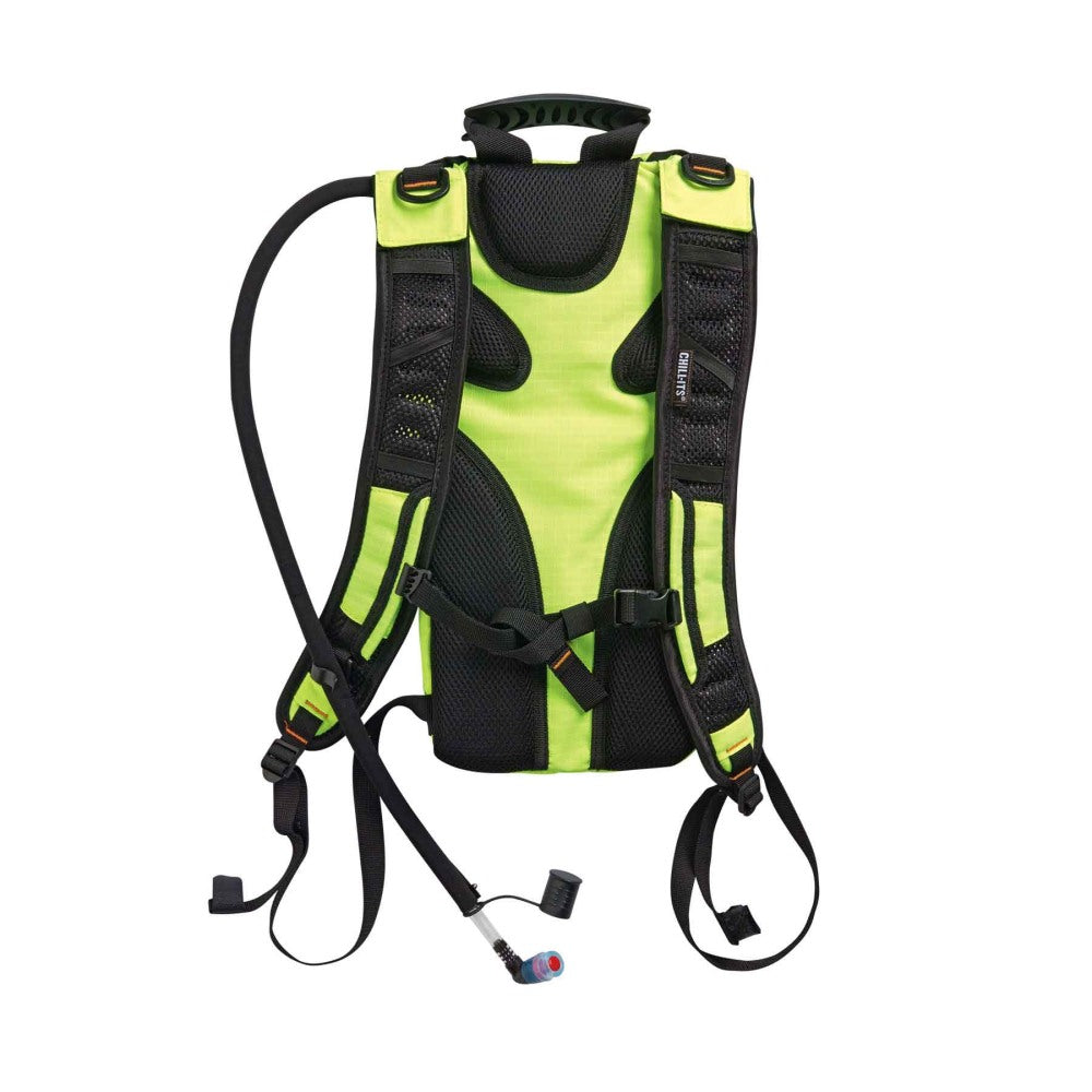 Ergodyne Chill-Its 5156 Premium Low-Profile Hydration Pack, 101 Oz, Hi-Vis Lime