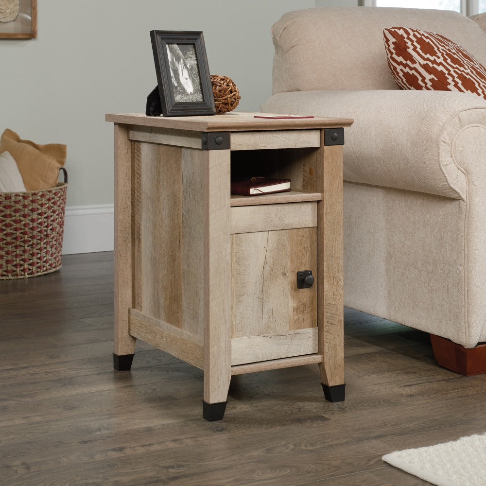 Sauder Carson Forge Side Table, Lintel Oak