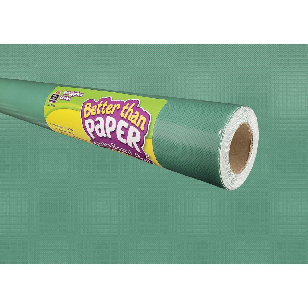 Teacher Created Resources Better Than Paper Bulletin Board Paper Rolls, 4ft x 12ft, Eucalyptus Green, Pack Of 4 Rolls