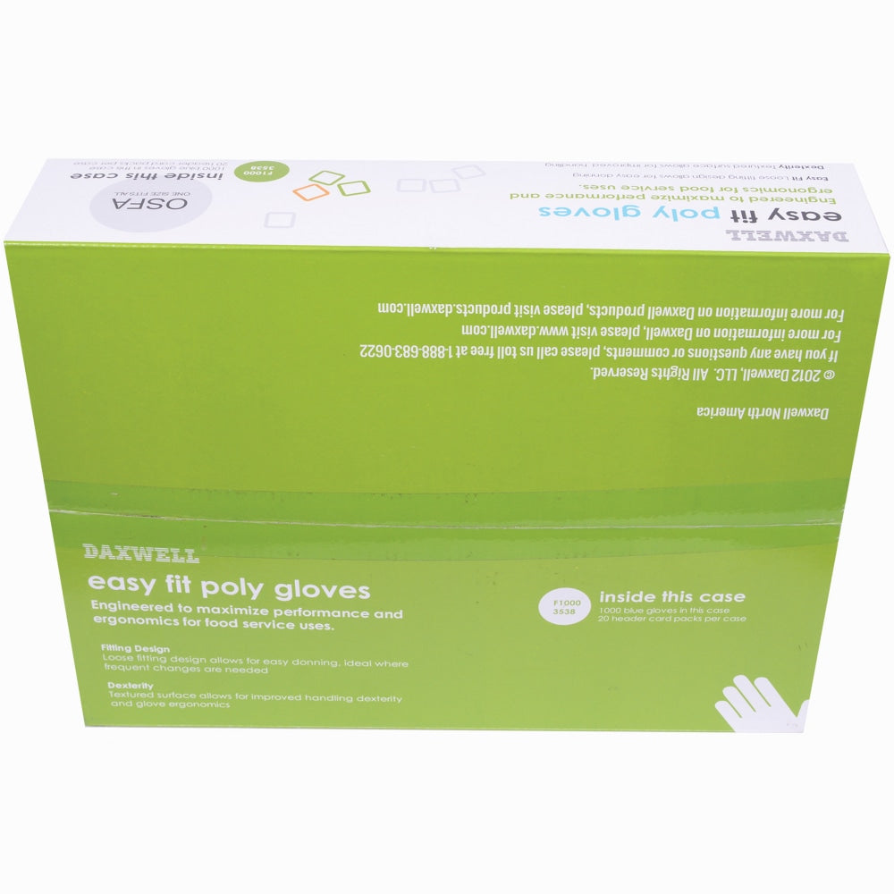 EZFit Poly Gloves, Case Of 1,000