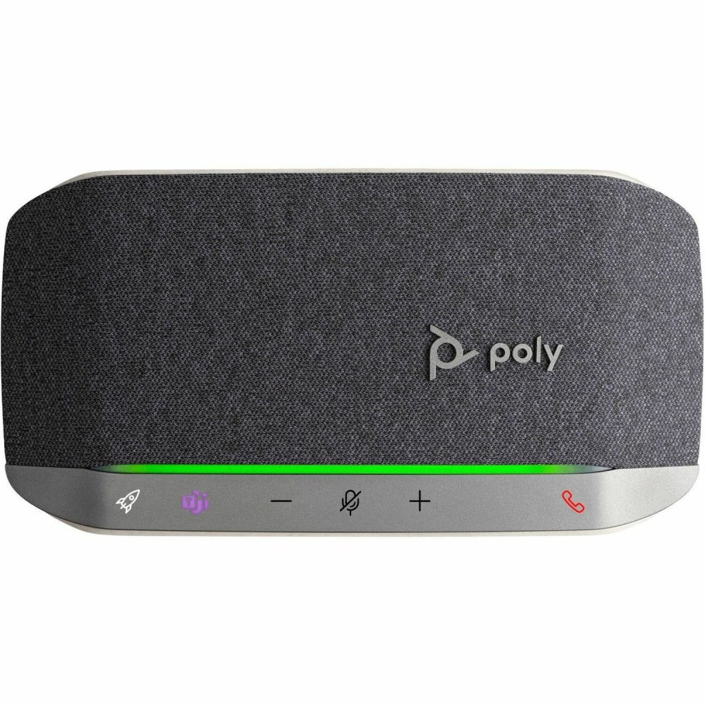 Poly Sync 20-M Wired/Wireless Speakerphone - Microsoft Teams - Silver - 3 - 40 mm Speaker(s)