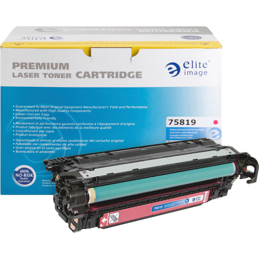 Elite Image Remanufactured Magenta Toner Cartridge Replacement For HP 507A, CE403A