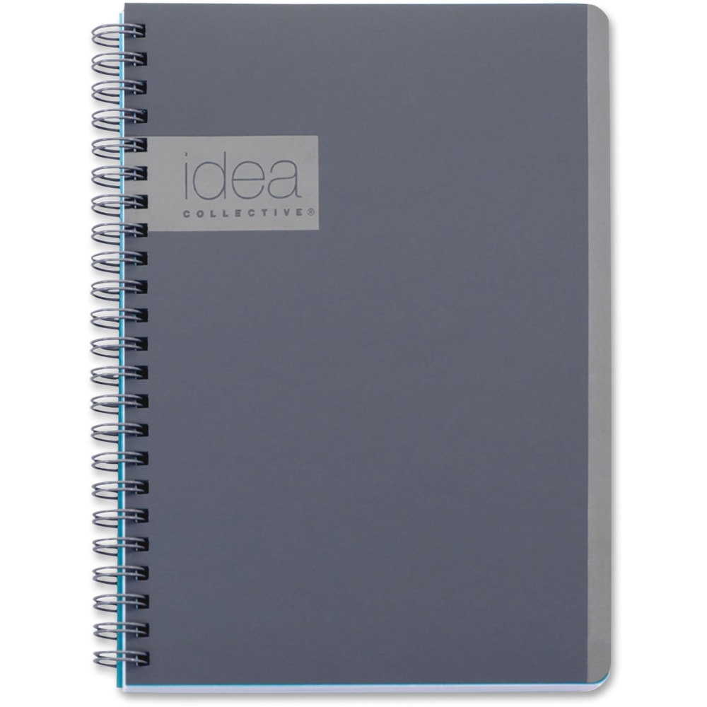 TOPS Idea Collective Twin Wirebound Professional Notebook, 5in x 8in, Gray