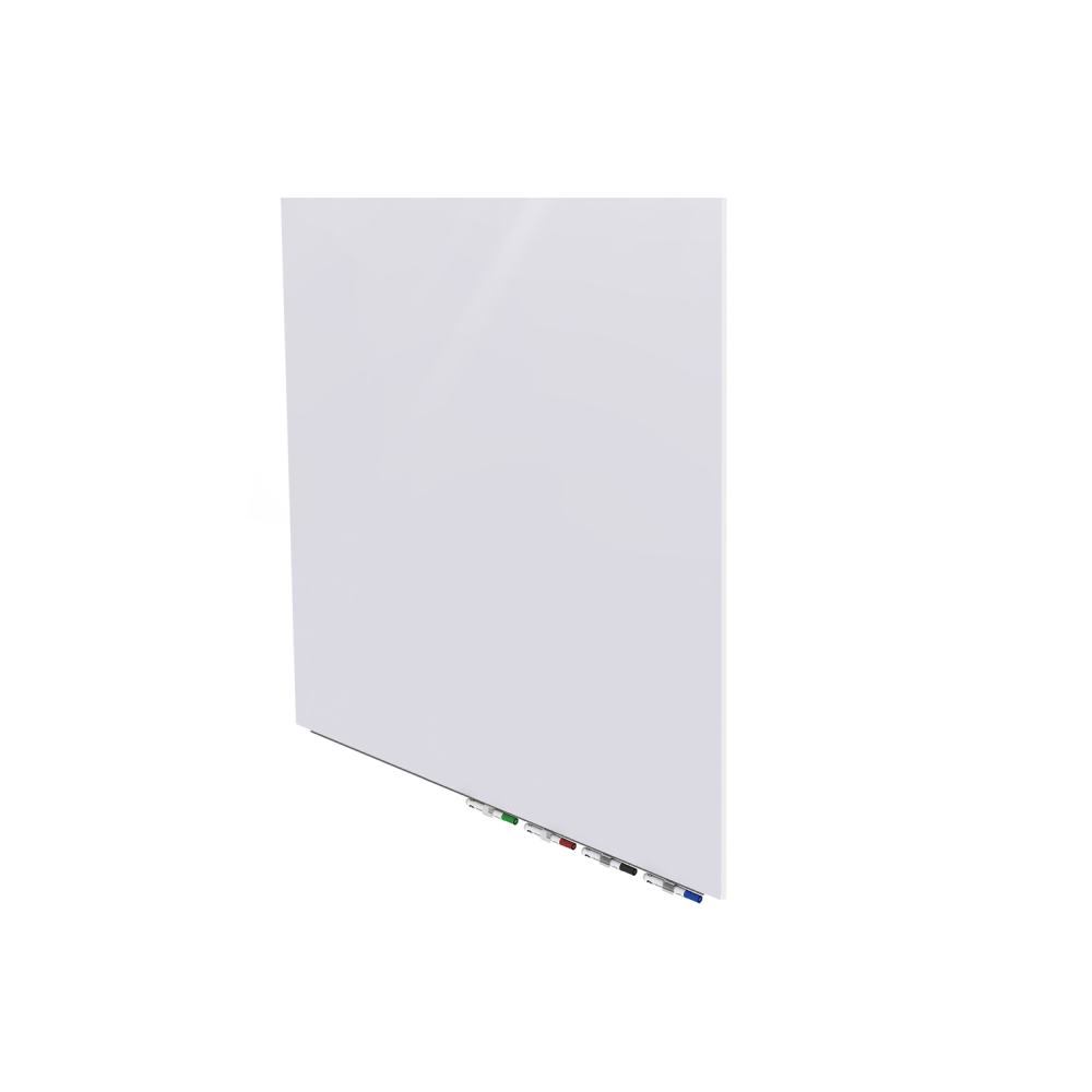 Ghent Aria Low Profile Glassboard, Magnetic, 48inH x 48inW, Square, White