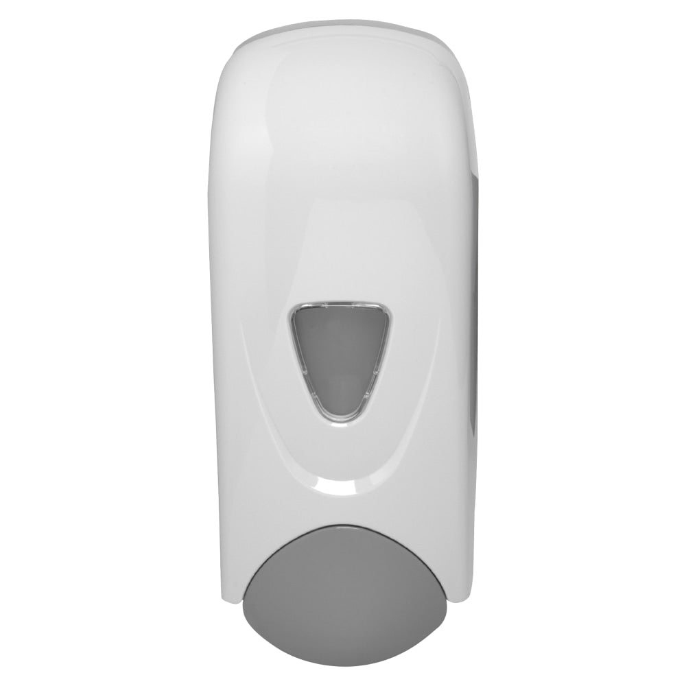 Genuine Joe 1000ml Liquid Soap Dispenser - Manual - 1.06 quart Capacity - White, Gray - 12 / Carton