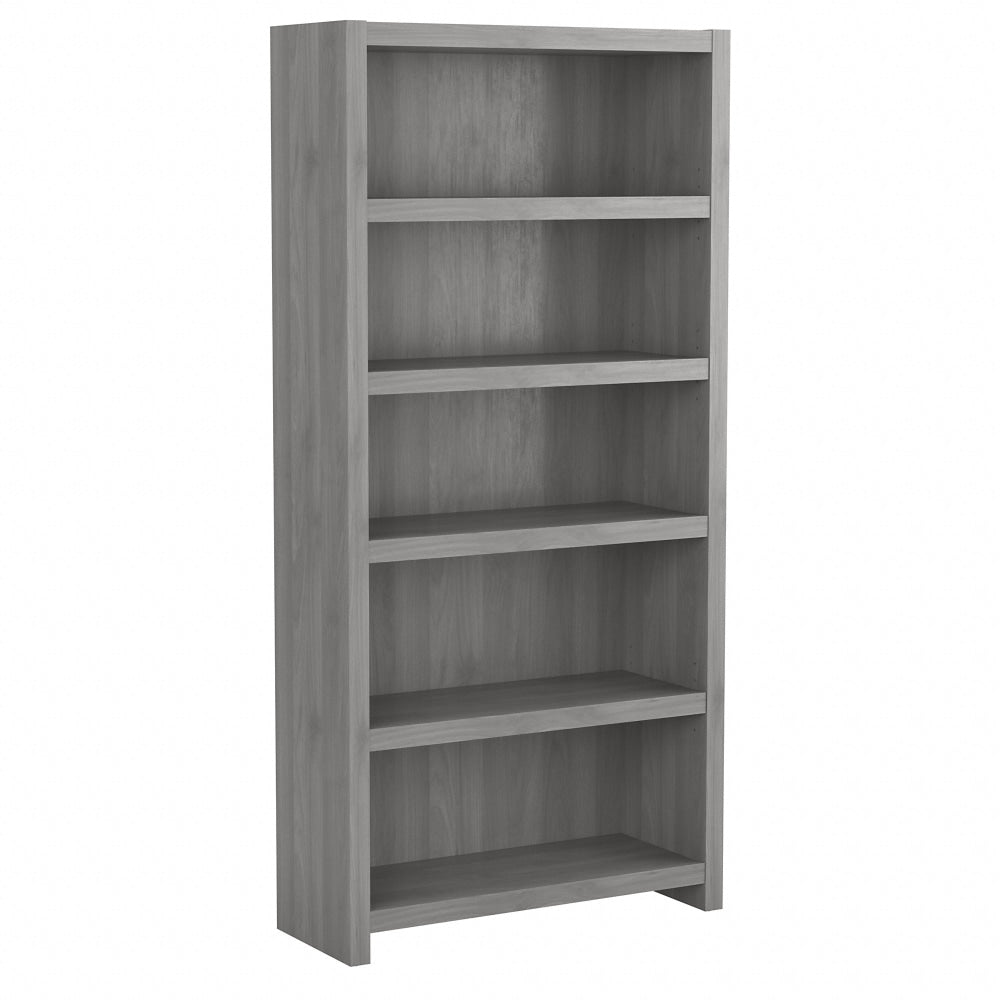 Bush Business Furniture Echo 66inH 5-Shelf Bookcase, Modern Gray, Standard Delivery