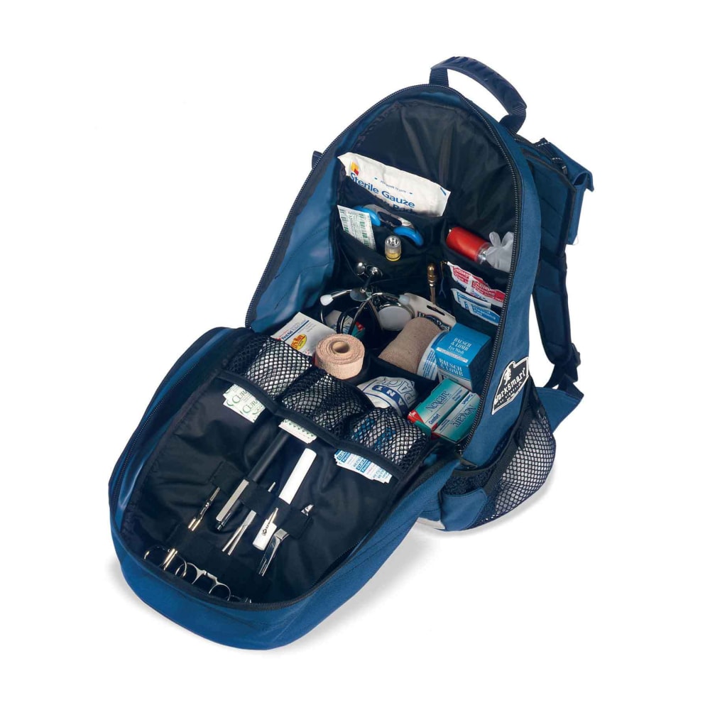 Ergodyne Arsenal 5243 Backpack Trauma Bag, 17-1/2inH x 7inW x 12inD, Blue