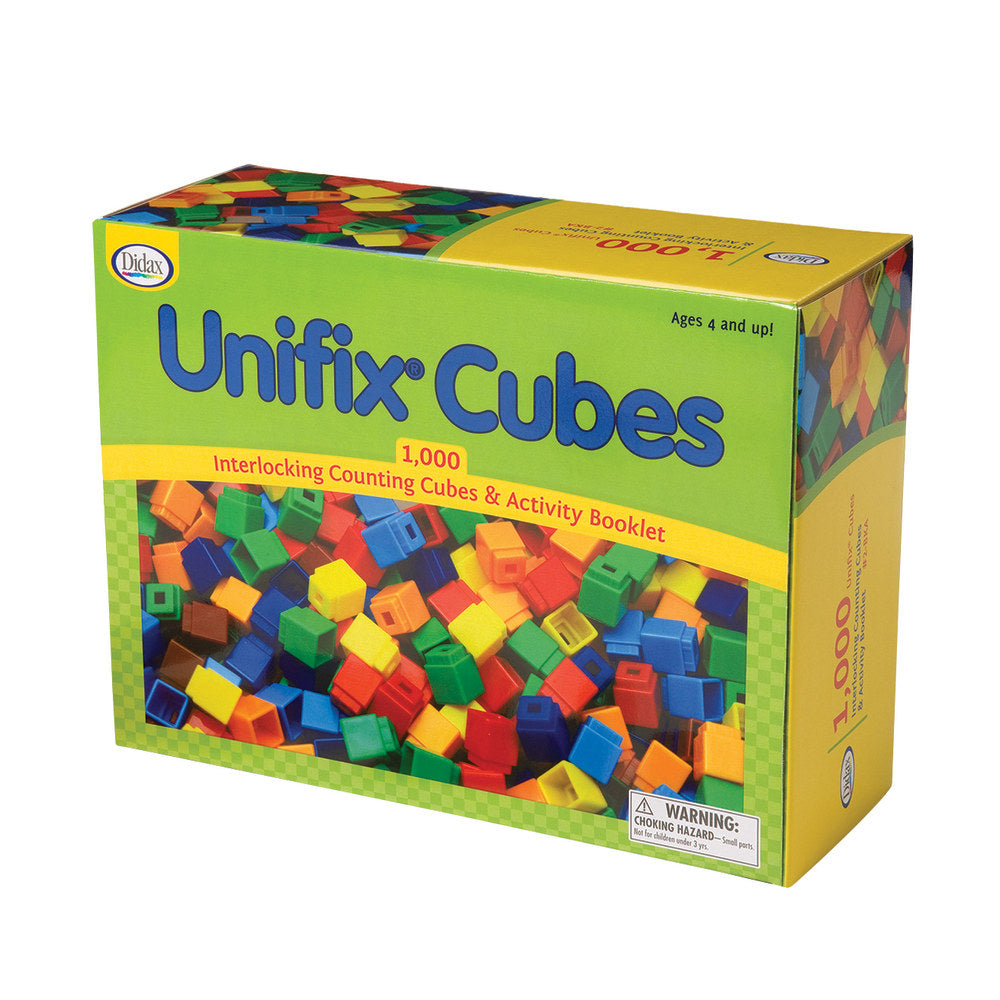 Didax Unifix Cube Set, Multicolor, Pack Of 1,000