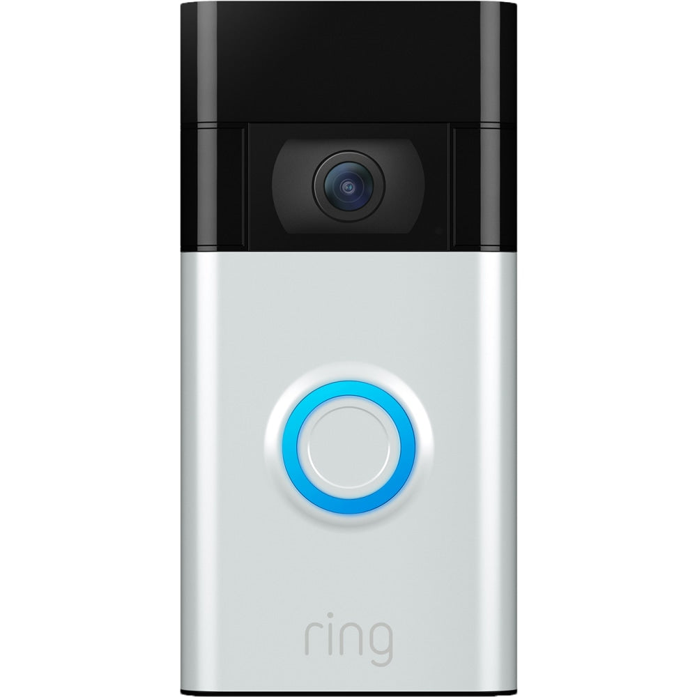 Ring HD Video Doorbell, Satin Nickel, 6022381