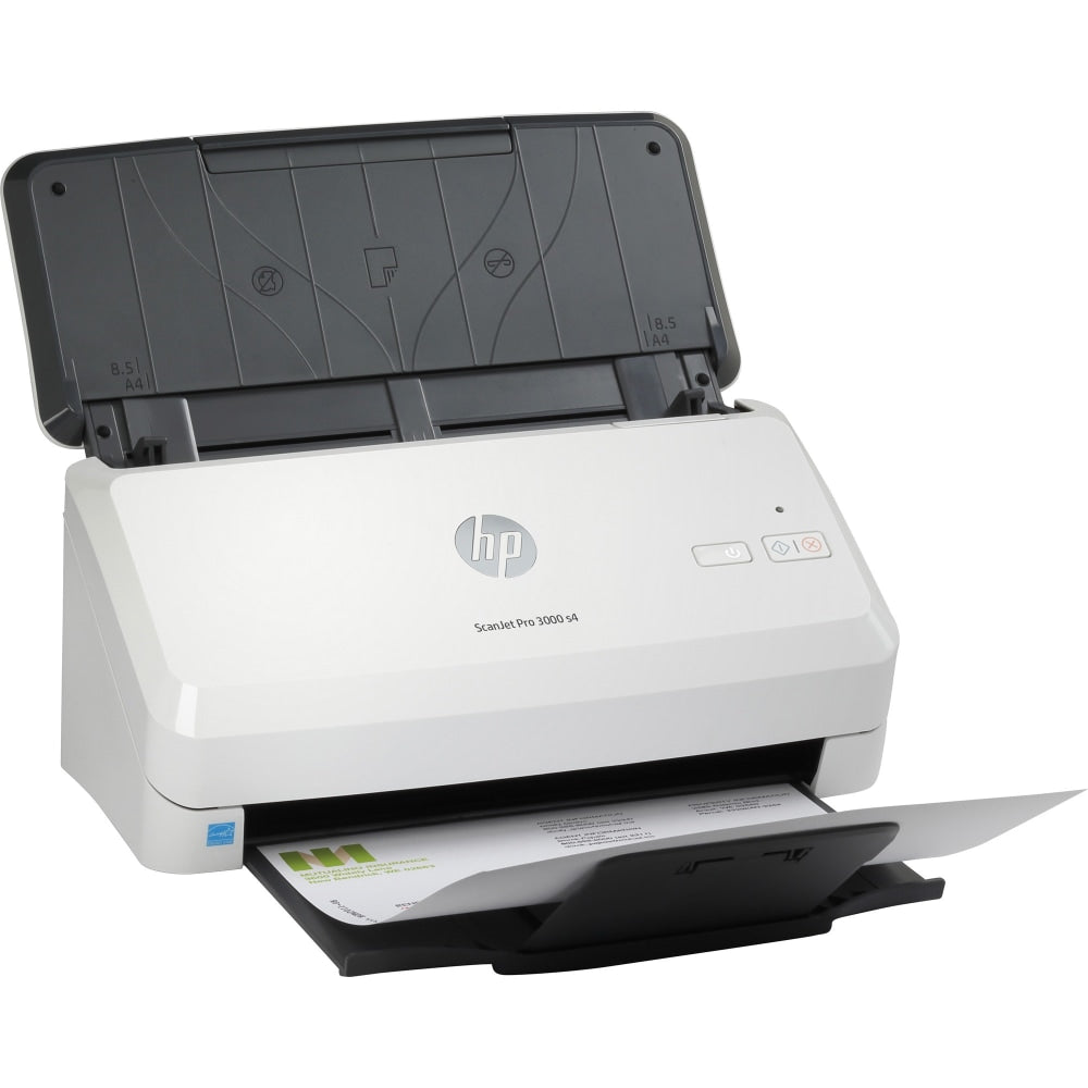 HP ScanJet Pro 3000 S4 Sheetfed Scanner - 600 dpi Optical - 40 ppm (Mono) - 40 ppm (Color) - Duplex Scanning - USB