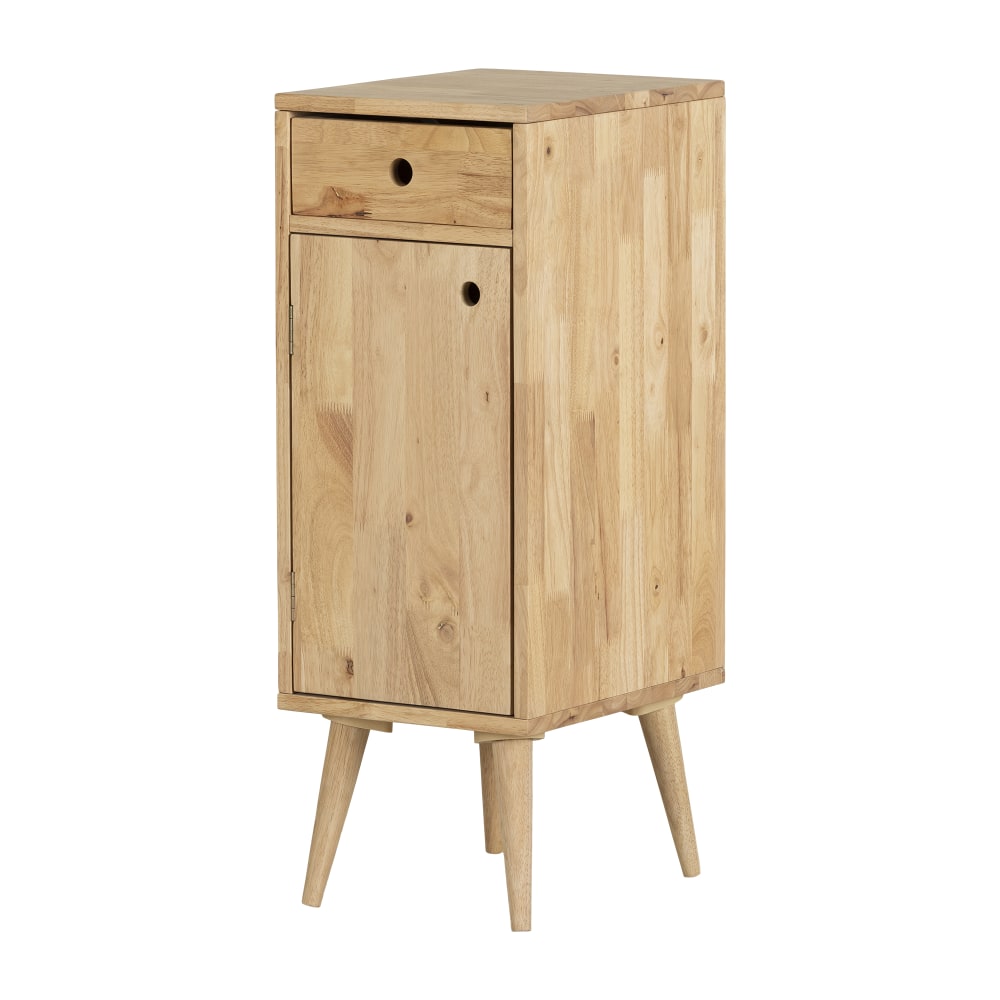 South Shore Kodali 13inW Solid Wood Storage Unit, Natural Wood