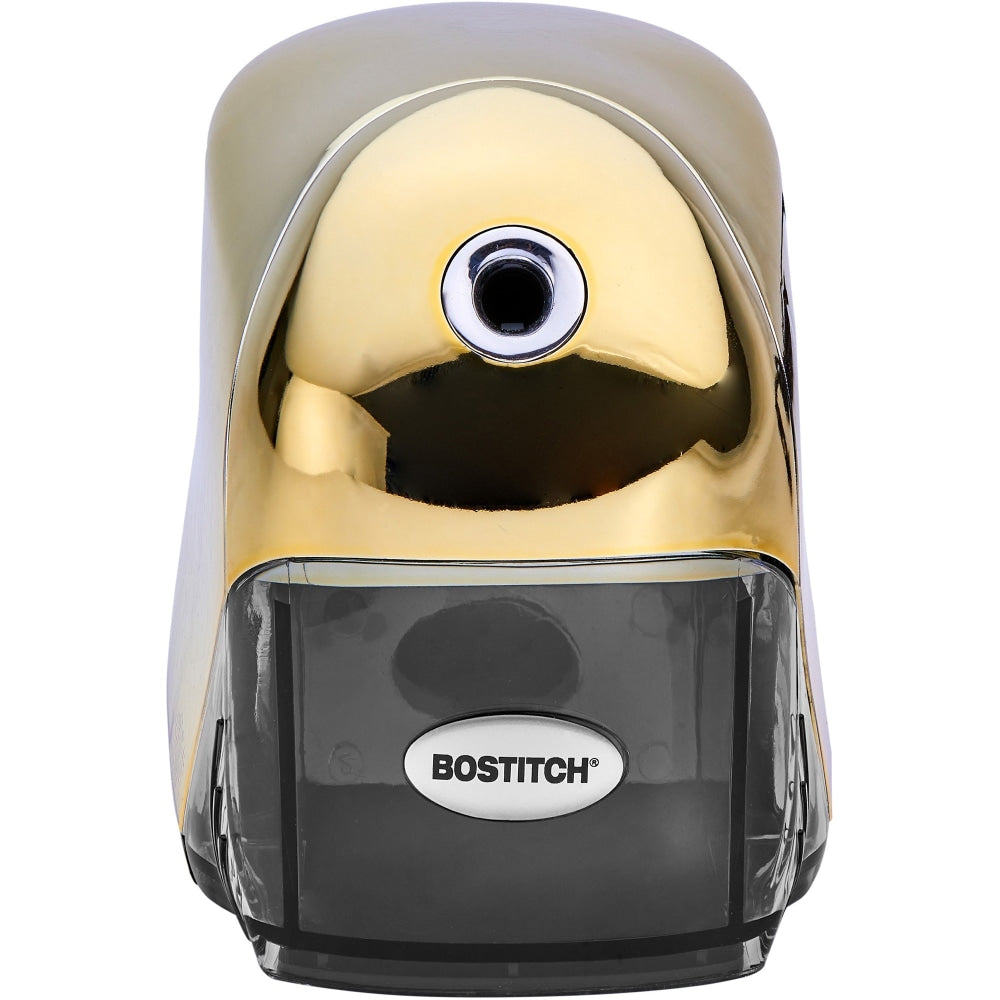 Bostitch QuietSharp Executive Pencil Sharpener - x 4in Width x 7.5in Depth - Gold - 1 / Each