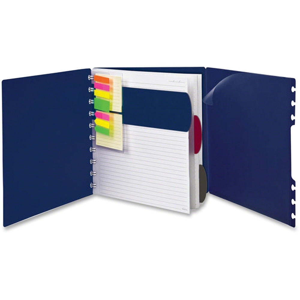 TOPS Ampad Versa Crossover Notebook, 8 1/2in x 11in, 60 Sheets, Navy