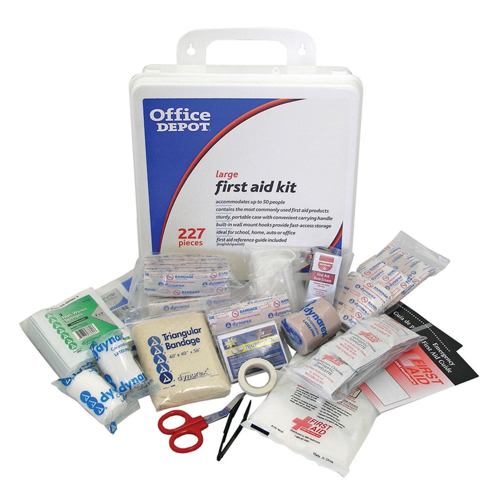 Office Depot Brand 227-Piece First Aid Kit