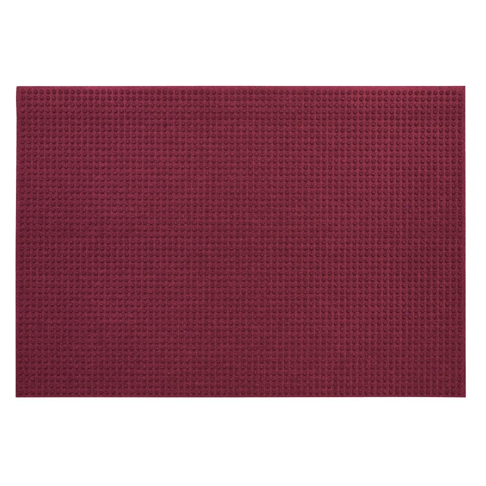 Waterhog Lift Truck Floor Mat, 48in x 72in, Red/Black