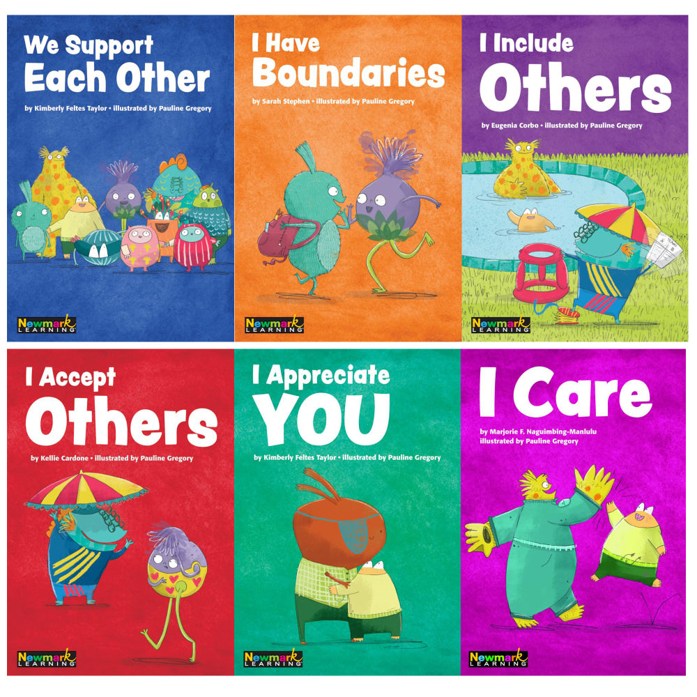 Newmark Learning MySELF Readers, I Treat Others Well, Set Of 6 Readers