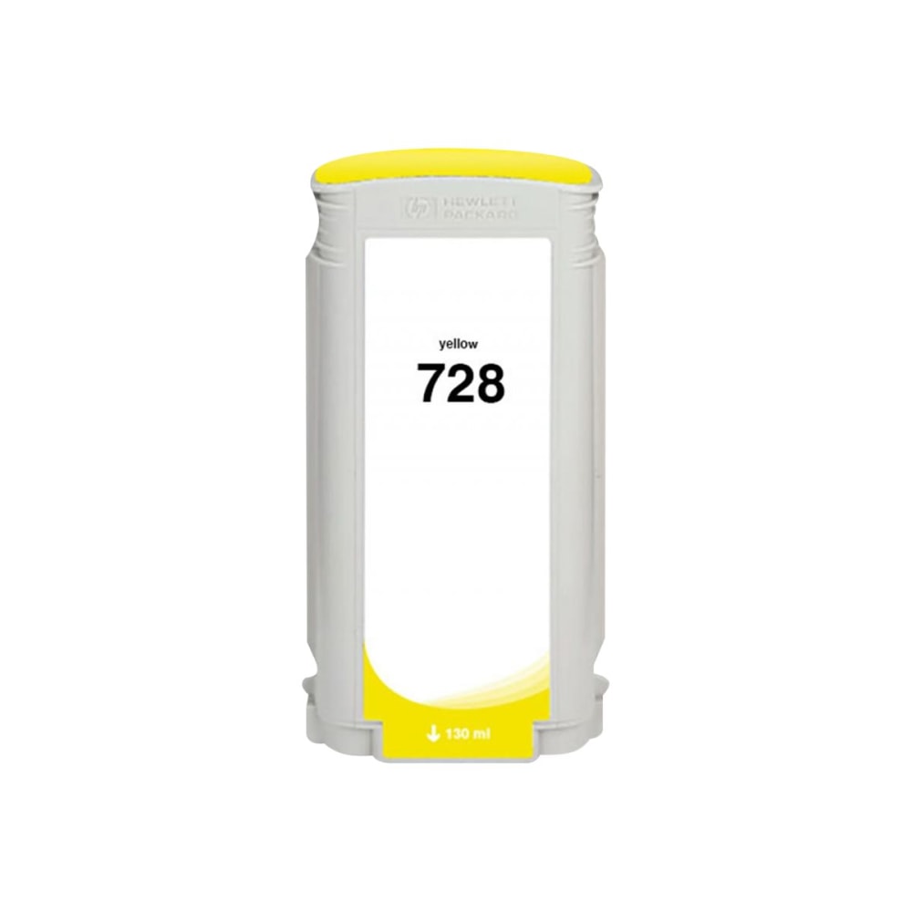 Clover Imaging Group Wide Format - 130 ml - yellow - compatible - box - ink cartridge (alternative for: HP 728, HP F9J65A) - non-OEM - for HP DesignJet T730, T830