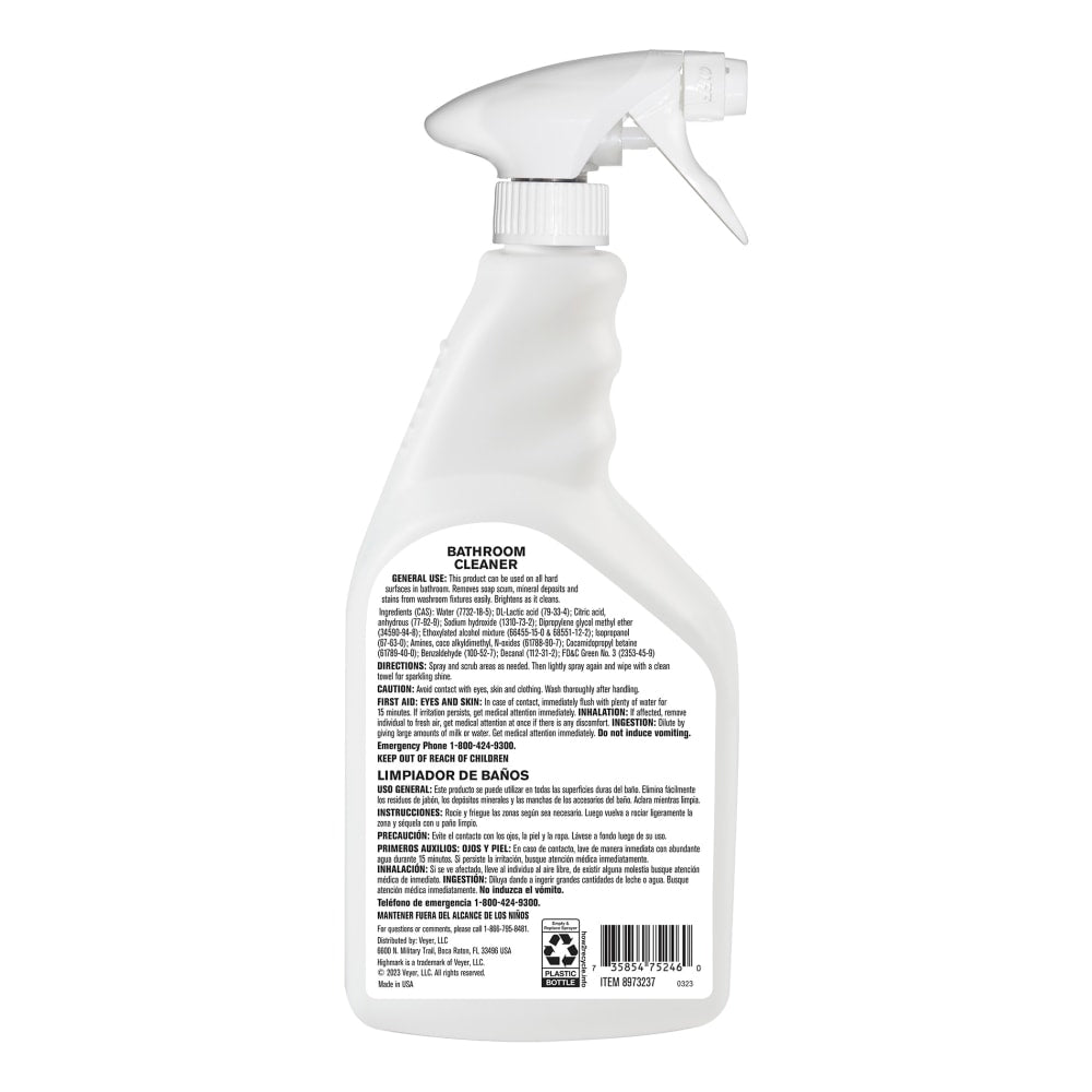 Highmark ECO Ready-To-Use Bathroom Cleaner, 32 Oz