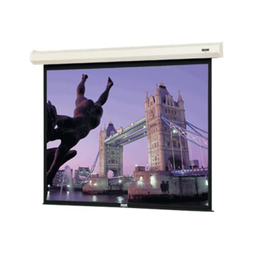 Da-Lite Cosmopolitan Electrol Wide Format - Projection screen - ceiling mountable, wall mountable - motorized - 120 V - 130in (129.9 in) - 16:10 - High Contrast Matte White - white powder coat