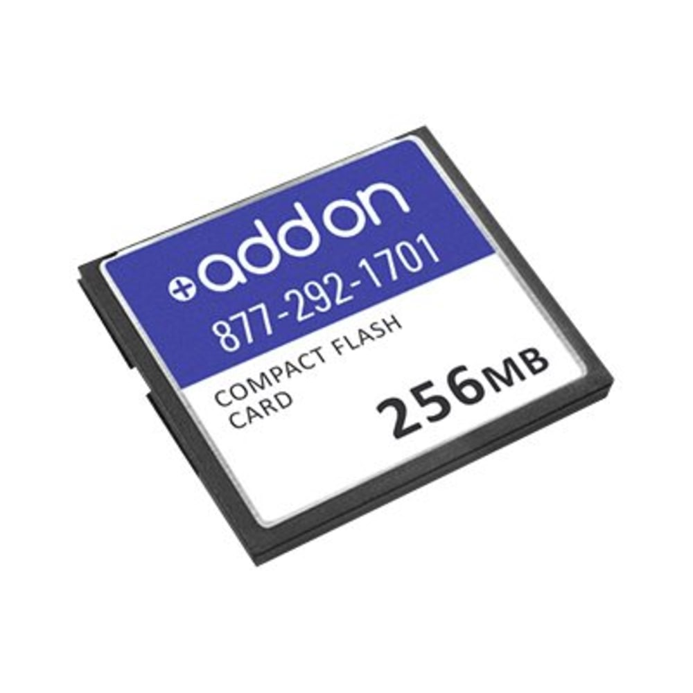 AddOn 256MB Cisco Compatible Compact Flash - Flash memory card - 256 MB - CompactFlash - for Cisco ASA 5505, 5510, 5520, 5540, 5550, 5560, 5580-20, 5580-40, 5585-X