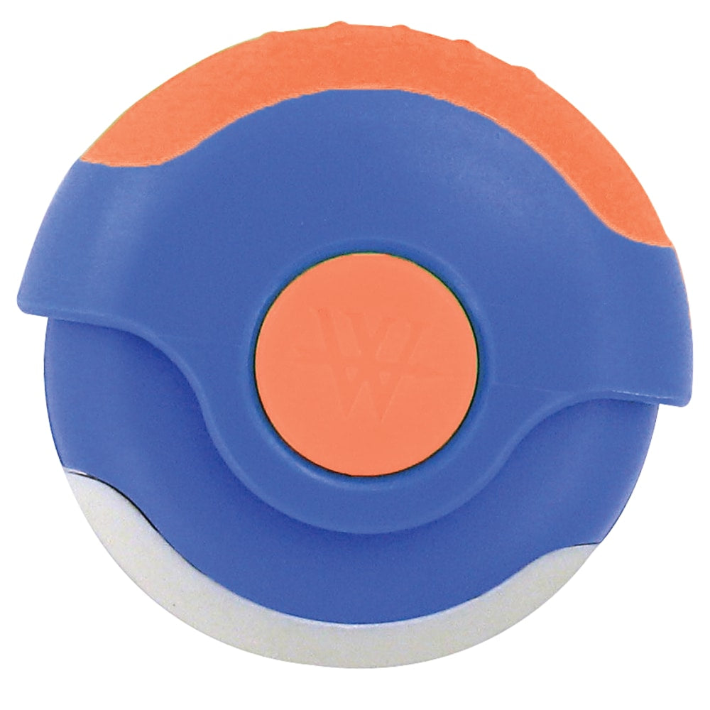 Westcott Antimicrobial Kids Pencil Sharpener/Eraser Combo, Bright Blue/Orange