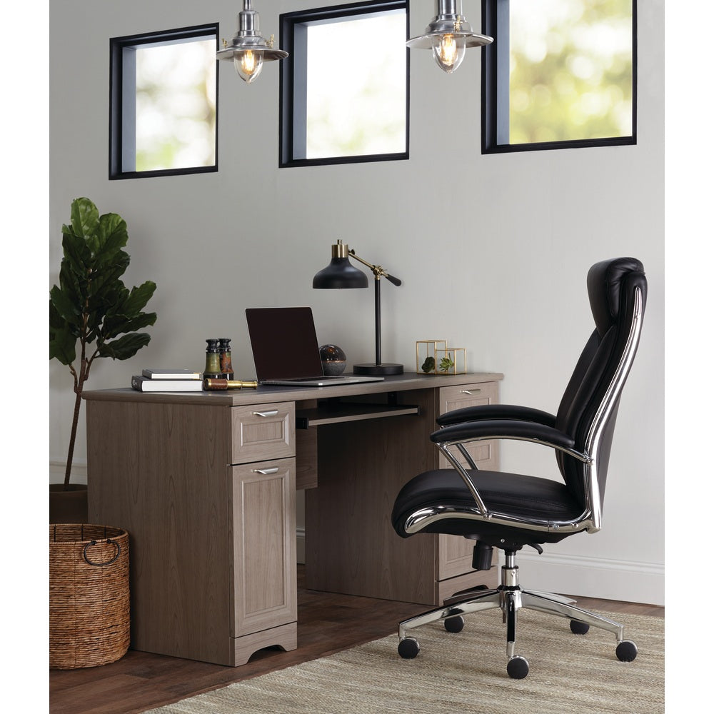 Realspace Magellan 59inW Managers Computer Desk, Gray