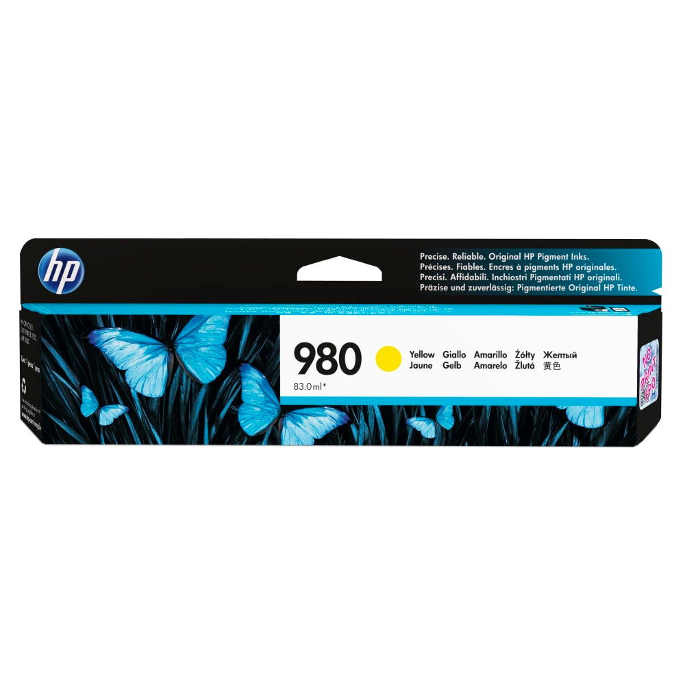 HP 980 Yellow Ink Cartridge, D8J09A