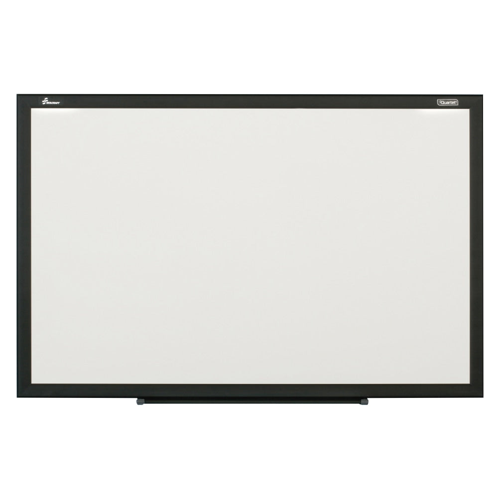 SKILCRAFT Magnetic Dry-Erase Whiteboard, 48in x 72in, Aluminum Frame With Black Finish (AbilityOne 7110 01 651 1289)