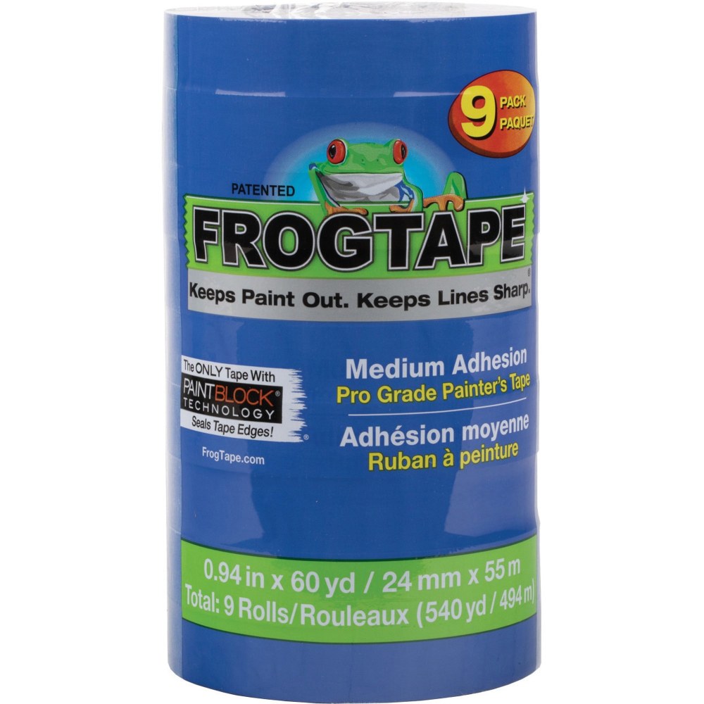 Duck Painters Tape - 20 yd Length x 0.94in Width - 9 - Blue