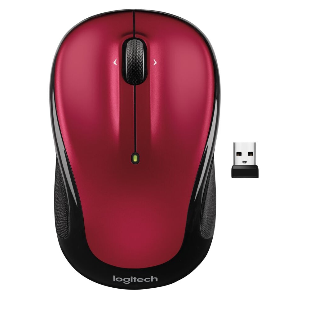 Logitech M325 Wireless Mouse, Red