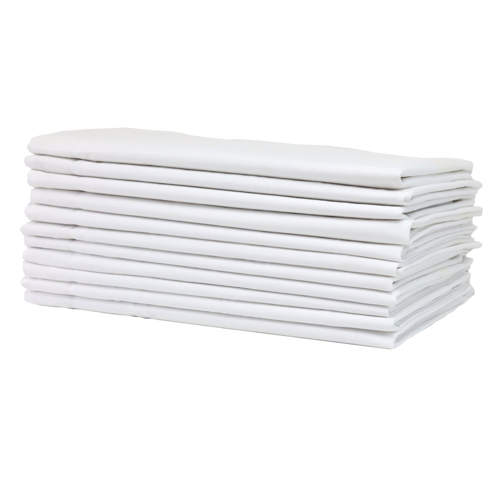 1888 Mills Suite Touch King Pillowcases, 42in x 46in, White, Pack Of 72 Pillowcases