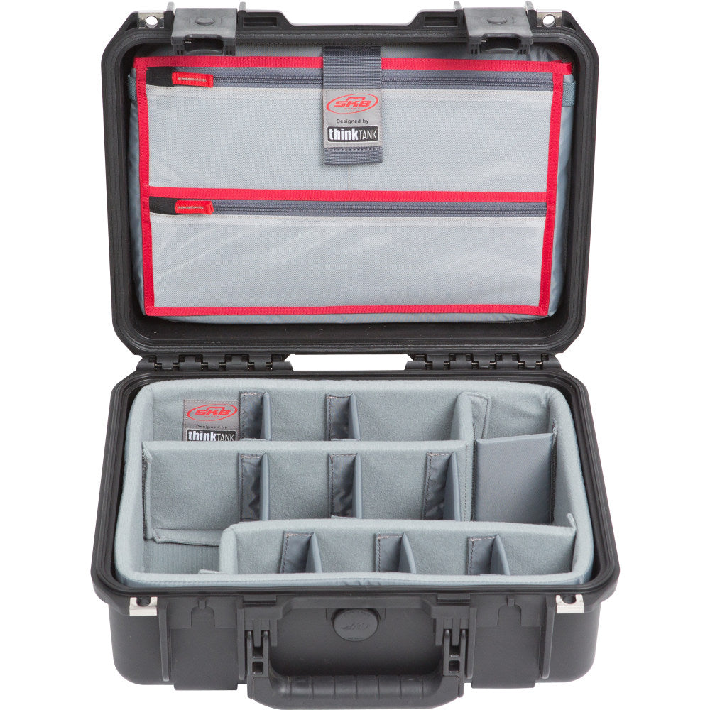 SKB Cases iSeries Protective Electronics Case With Dividers And Lid Organizer, 15in x 10-1/2in x 5-7/8in