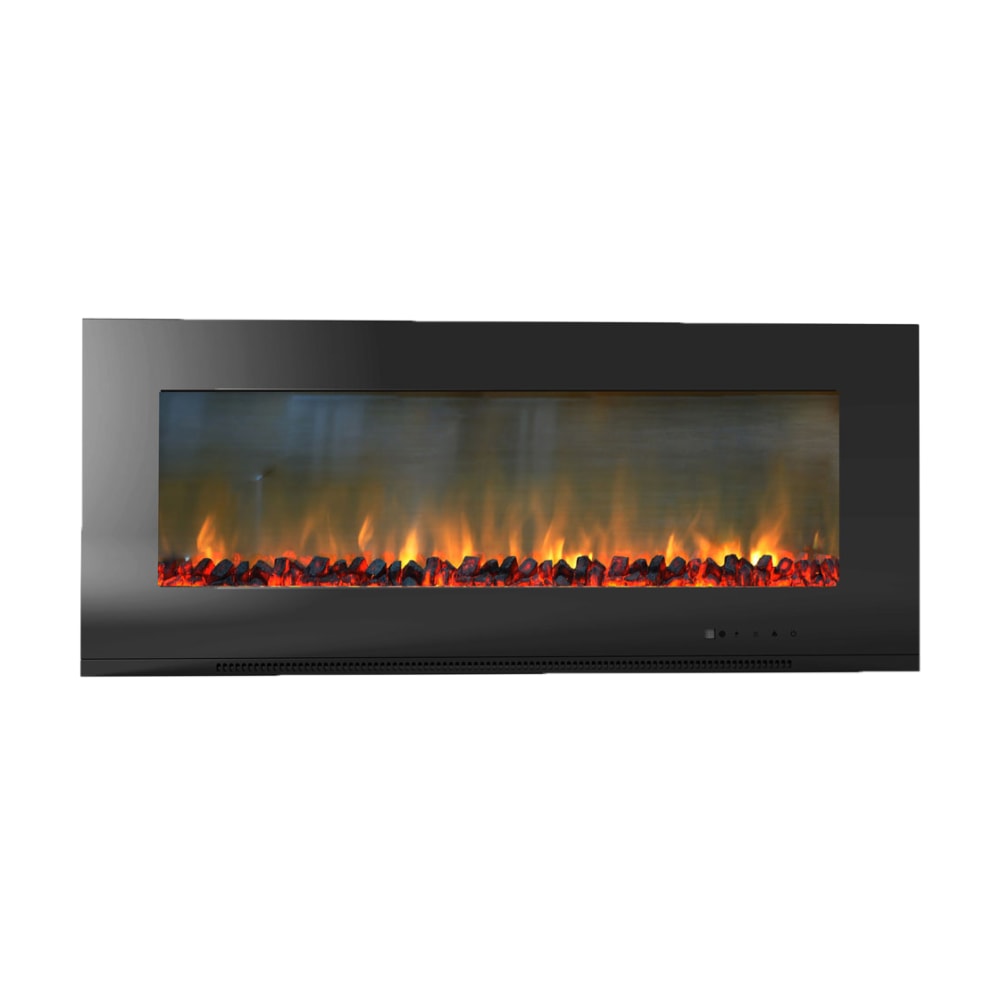 Cambridge Metropolitan CAM56WMEF-2BLK Electric Fireplace - Indoor - Wall Mountable