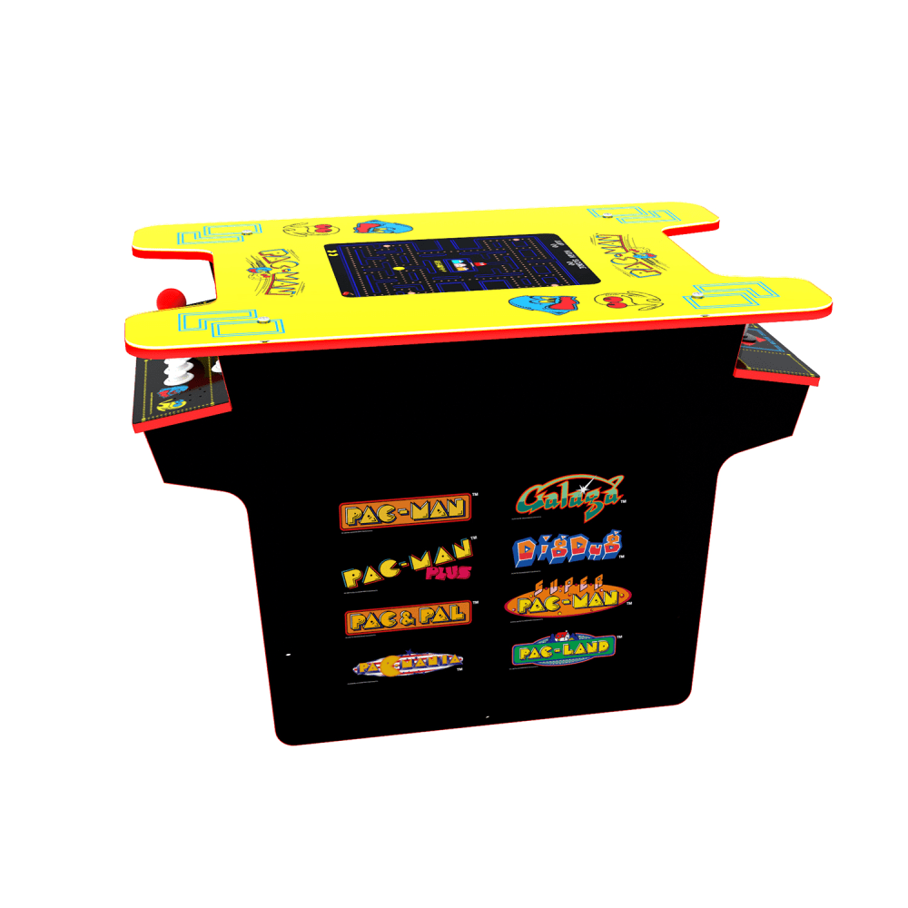 Arcade1Up Deluxe 8-In-1 Pac-Man Head-To-Head Cocktail Arcade Game Table