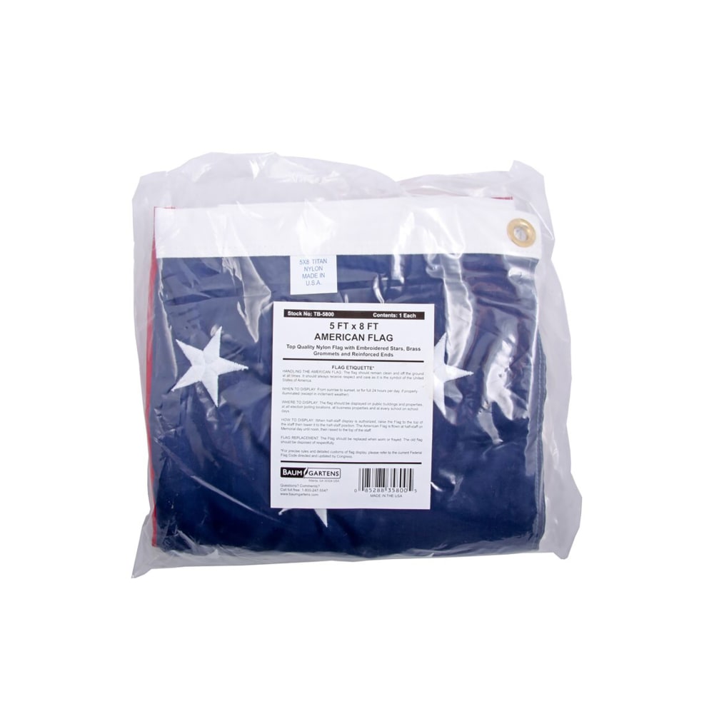 Integrity Flags Nylon American Flag, 5ft x 8ft