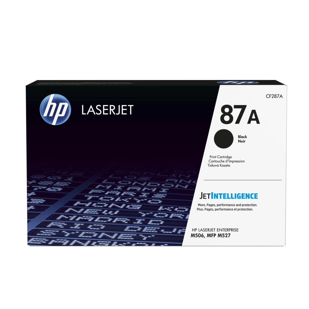 HP 87A Black Toner Cartridge, CF287A