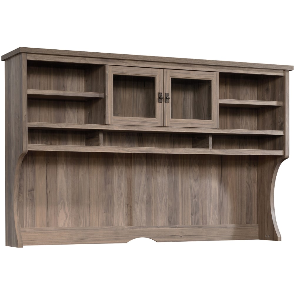 Sauder Costa 64inW Large Hutch, Washed Walnut