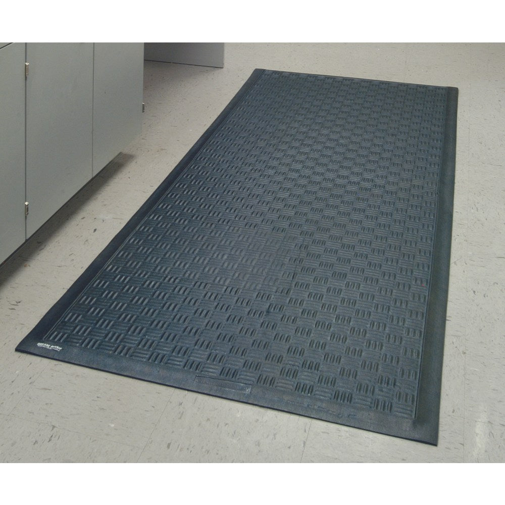 M+A Matting Cushion Station, 3 3/16ft x 12 5/16ft, Black