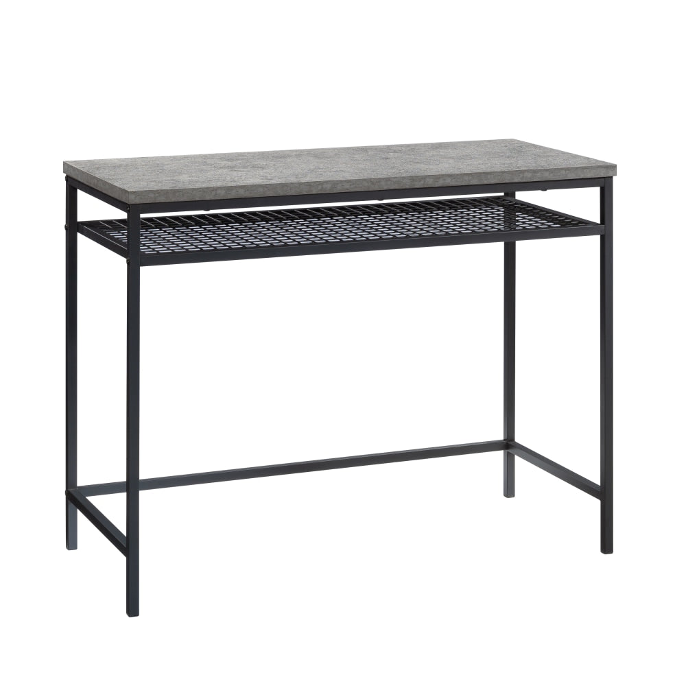 Sauder Market Commons 40inW Computer And Writing Desk, Slate Gray/Black