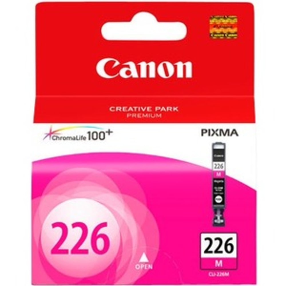 Canon CLI-226 ChromaLife 100+ Magenta Ink Tank, 4548B001