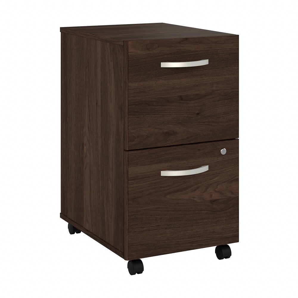 Bush Business Furniture Studio C 21inD Vertical 2-Drawer Mobile File Cabinet, Black Walnut, Delivery